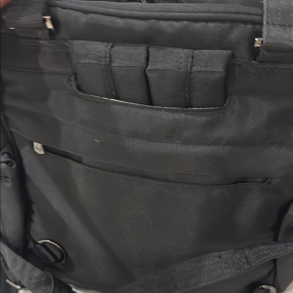 NWOT Lug Mini Puddle Jumper Convertible Black Tote Bag - Picture 9 of 10